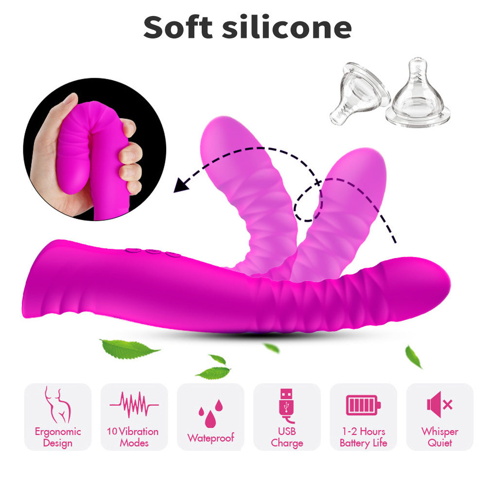 Finger Thread G-Spot Vibrator Female Masturbation Massage AV Vibrator